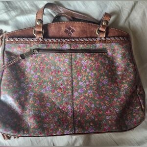 Patricia Nash leather shoulder bag